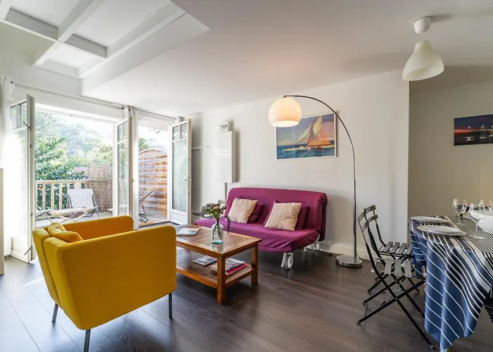 Pita - Appt Terrasse Au Plein Coeur Du Moulleau 公寓 阿卡雄